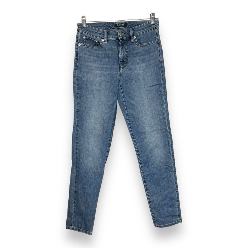 Lauren Ralph Lauren Jeans Classic Skinny Curvy Medium Wash Denim Size 6